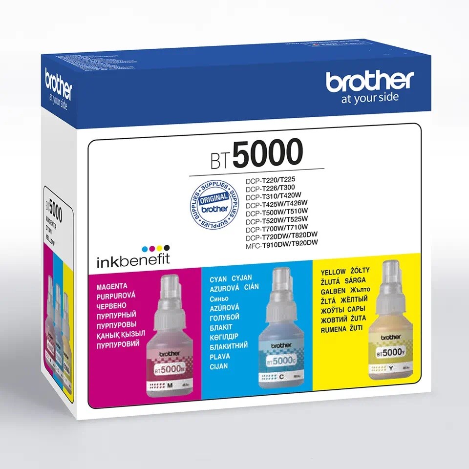 Brother  Ink Multipak BT5000CMY 3x5k for