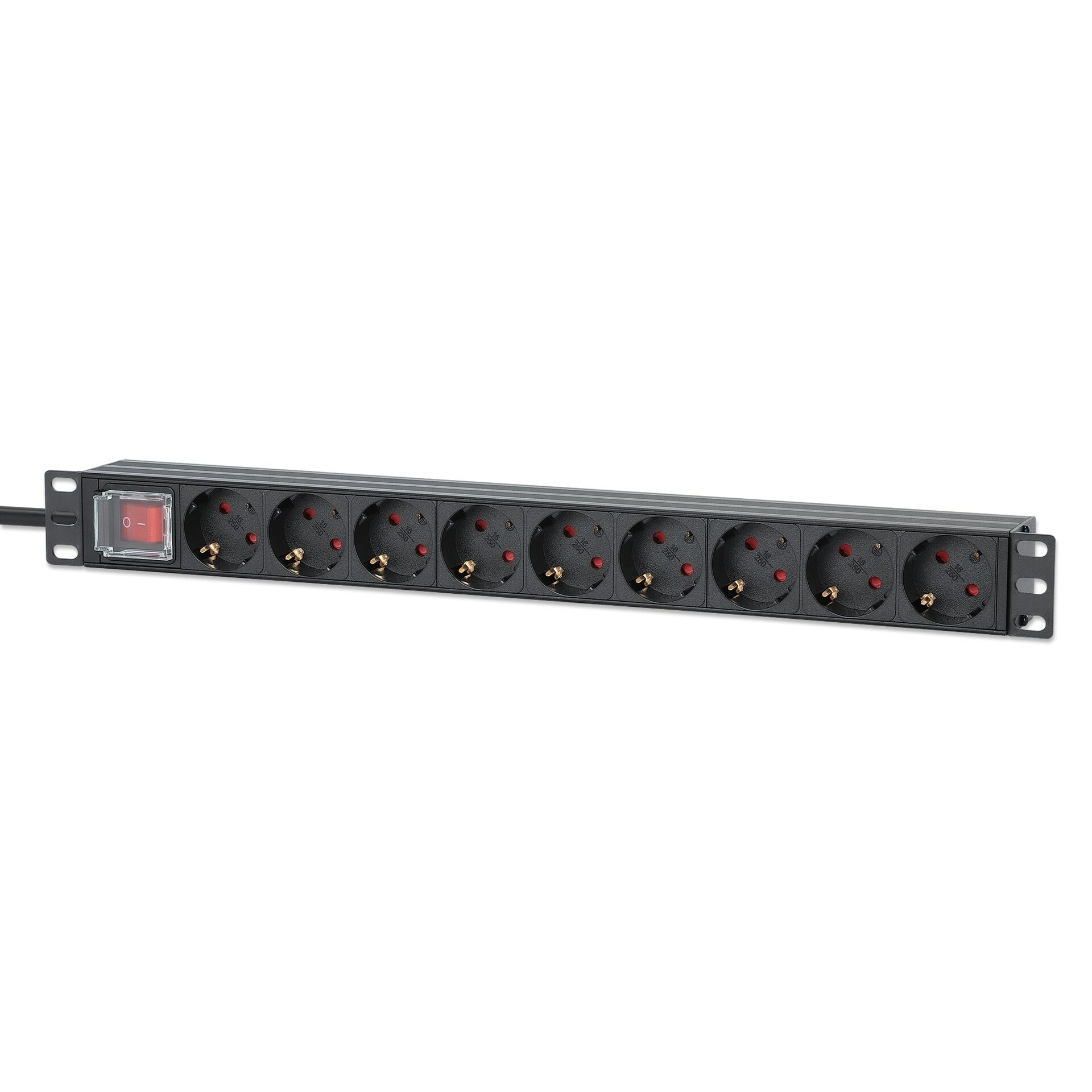 Intellinet 19" 1U Rackmount 9-Output Power