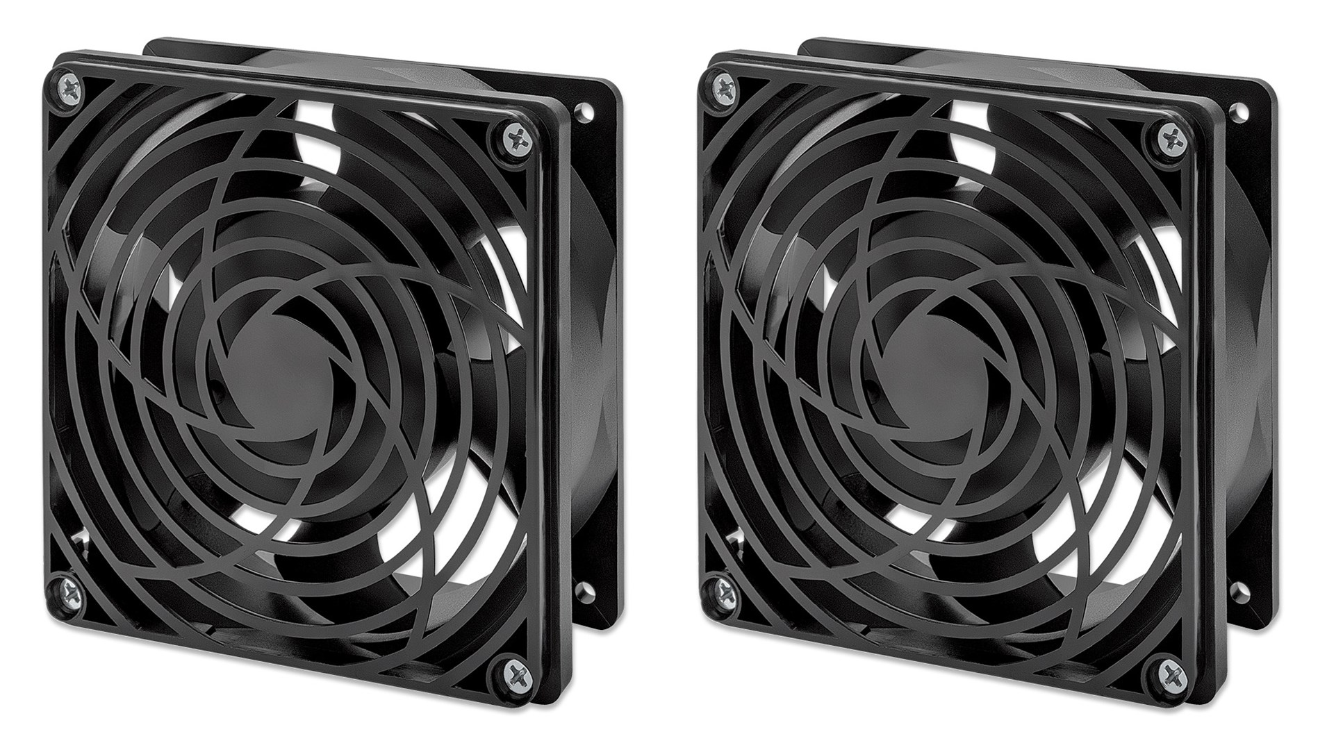 Intellinet 2-Fan Ventilation Unit for 19"