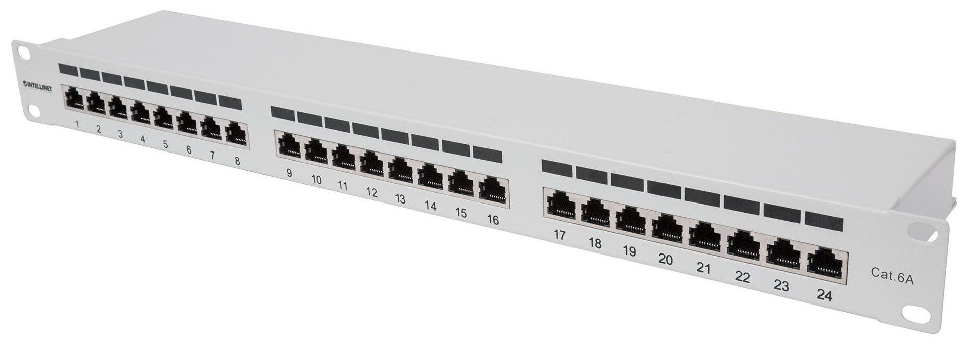 Intellinet  24-Port Cat6a Patchpanel FTP 1HE
