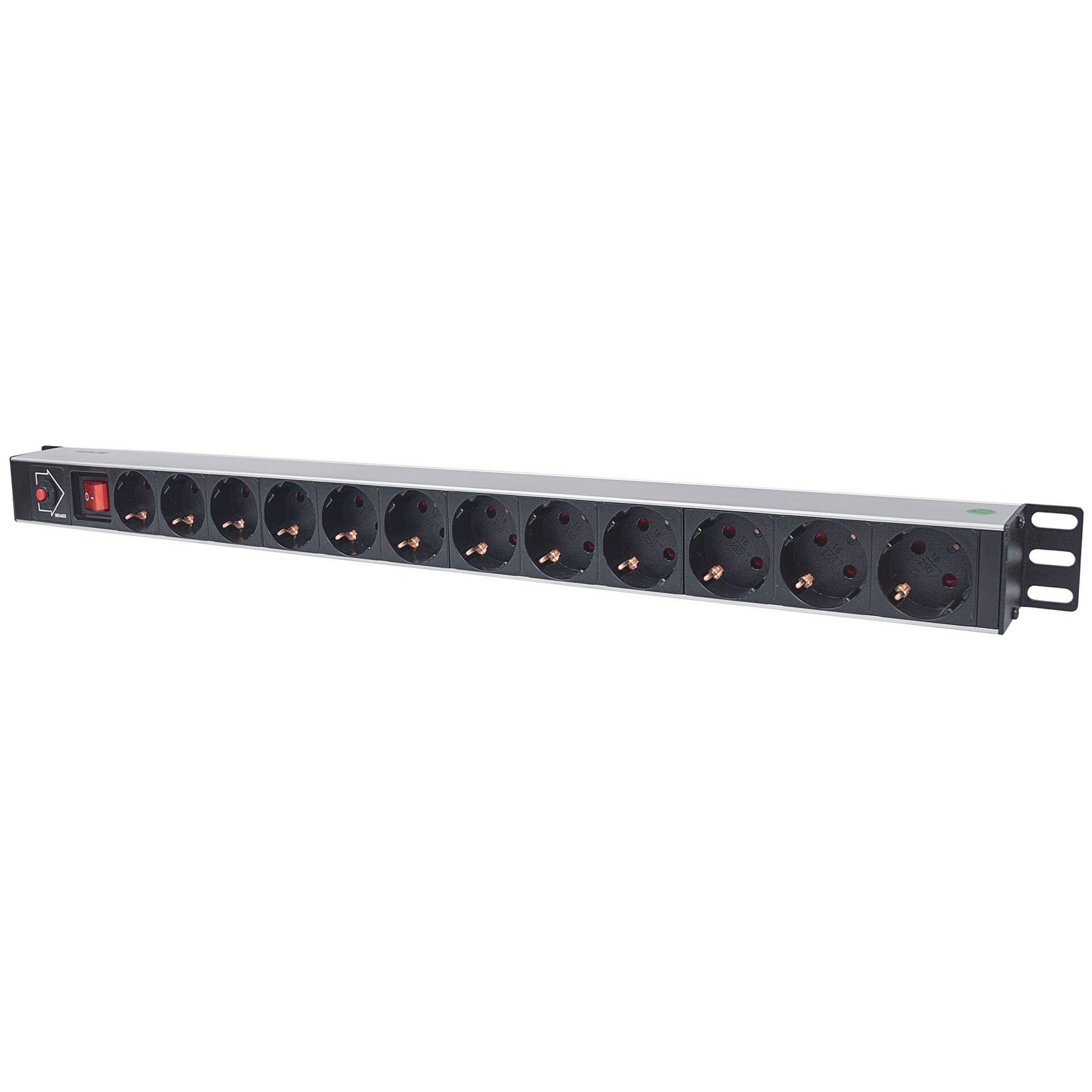 Intellinet Vertical Rackmount 12-Output Power Distribution