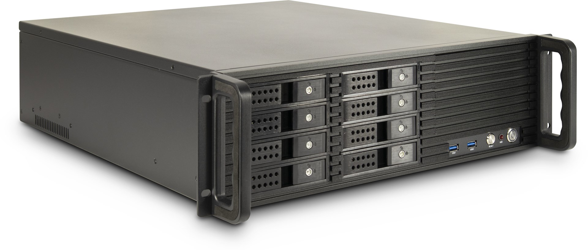 INTER-TECH  3U-3508 Rack Black | 88887335