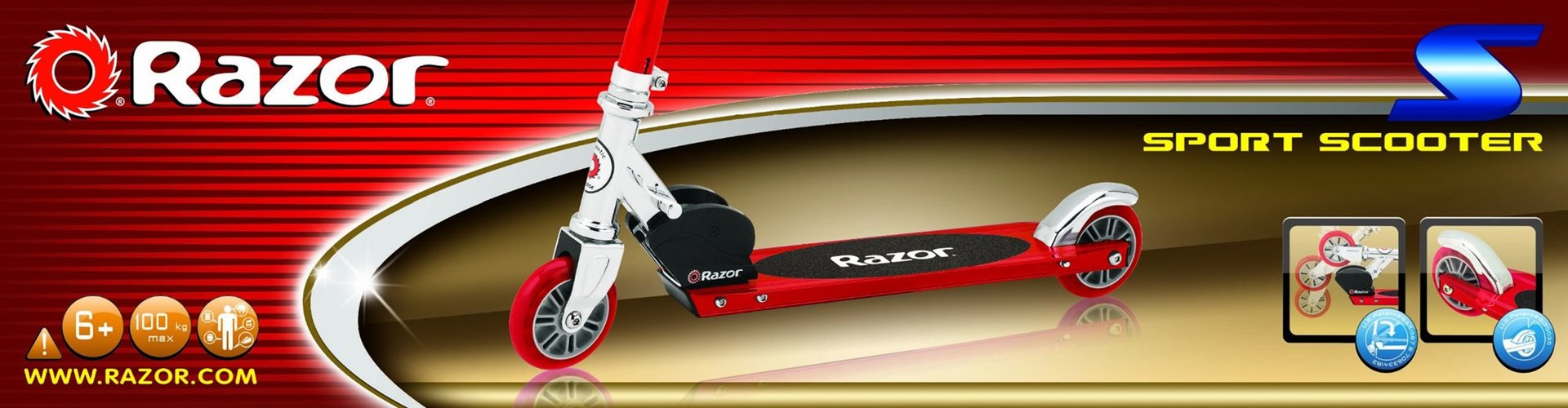 Razor Interbrands 13073058 kick scooter Red