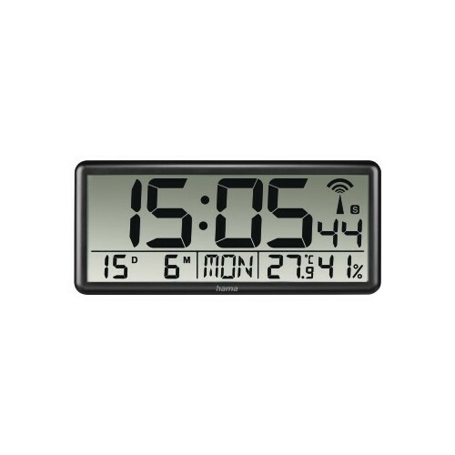 Hama jumbo digital radio wall clock