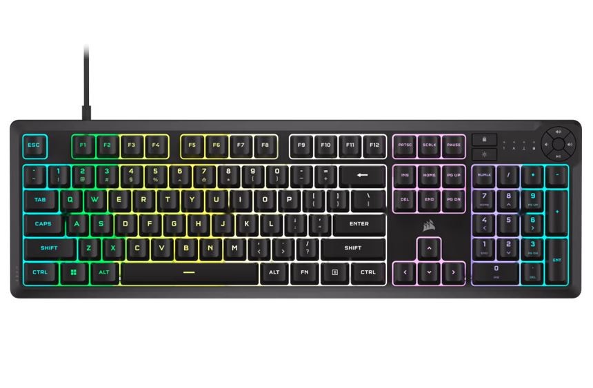 Corsair K55 Core RGB black mechanical