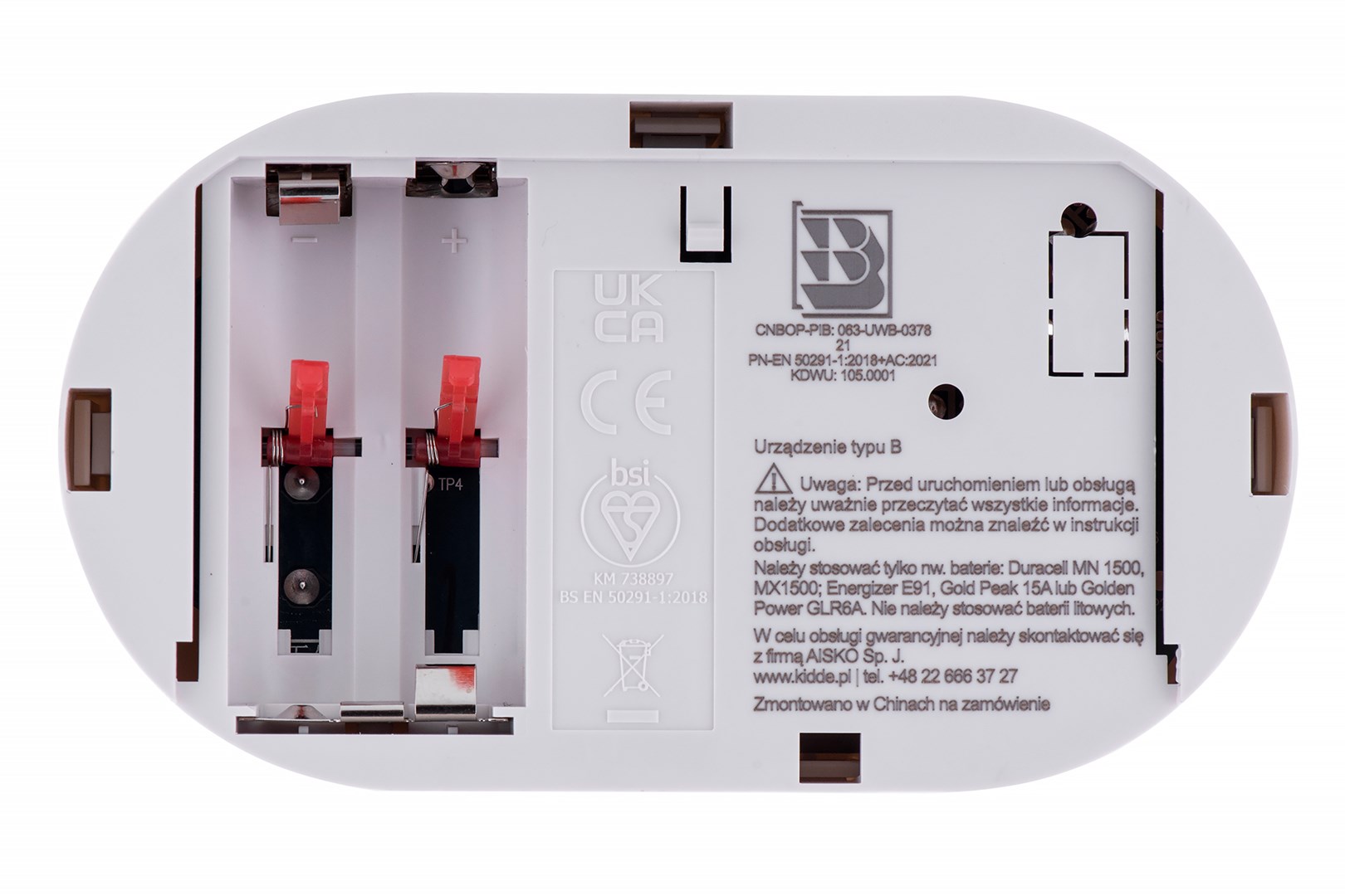 KIDDE K5DCO  CARBON MONOXIDE AND CARBON