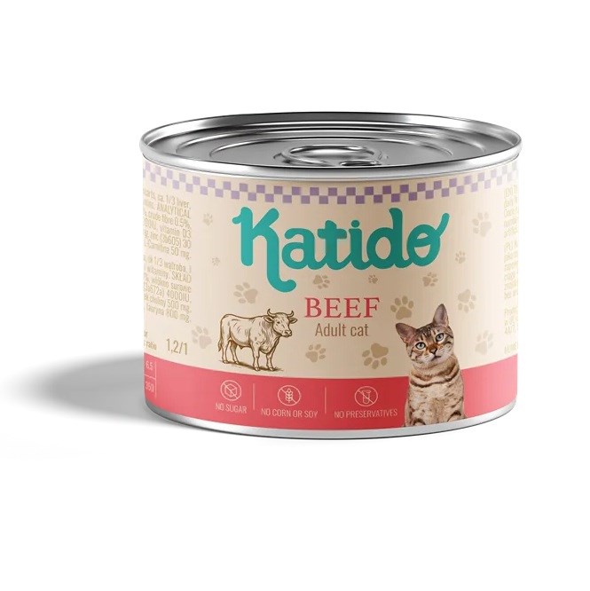 Katido Beef - wet cat food