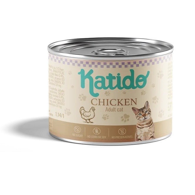 Katido Chicken - wet cat food