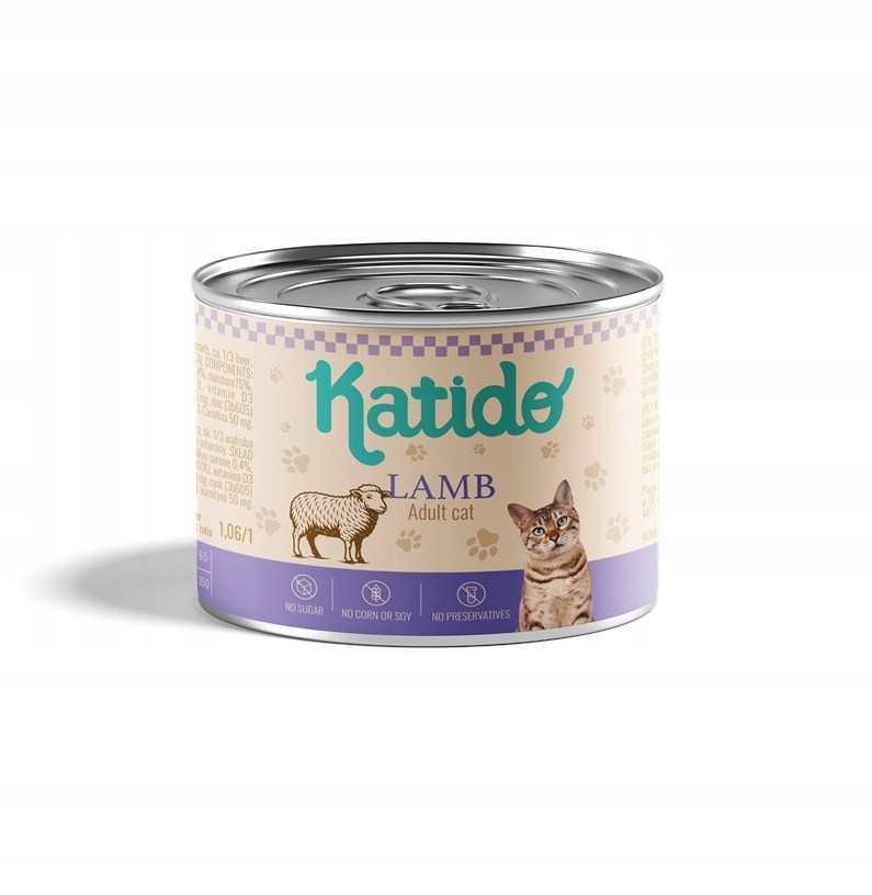 Katido Lamb - wet cat food