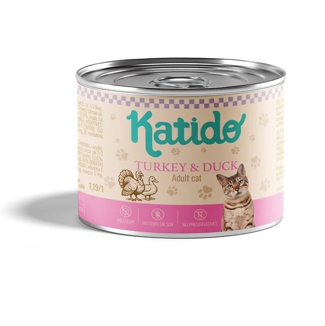 Katido Turkey with duck - wet