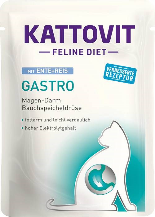 KATTOVIT  Feline Diet Gastro Duck with