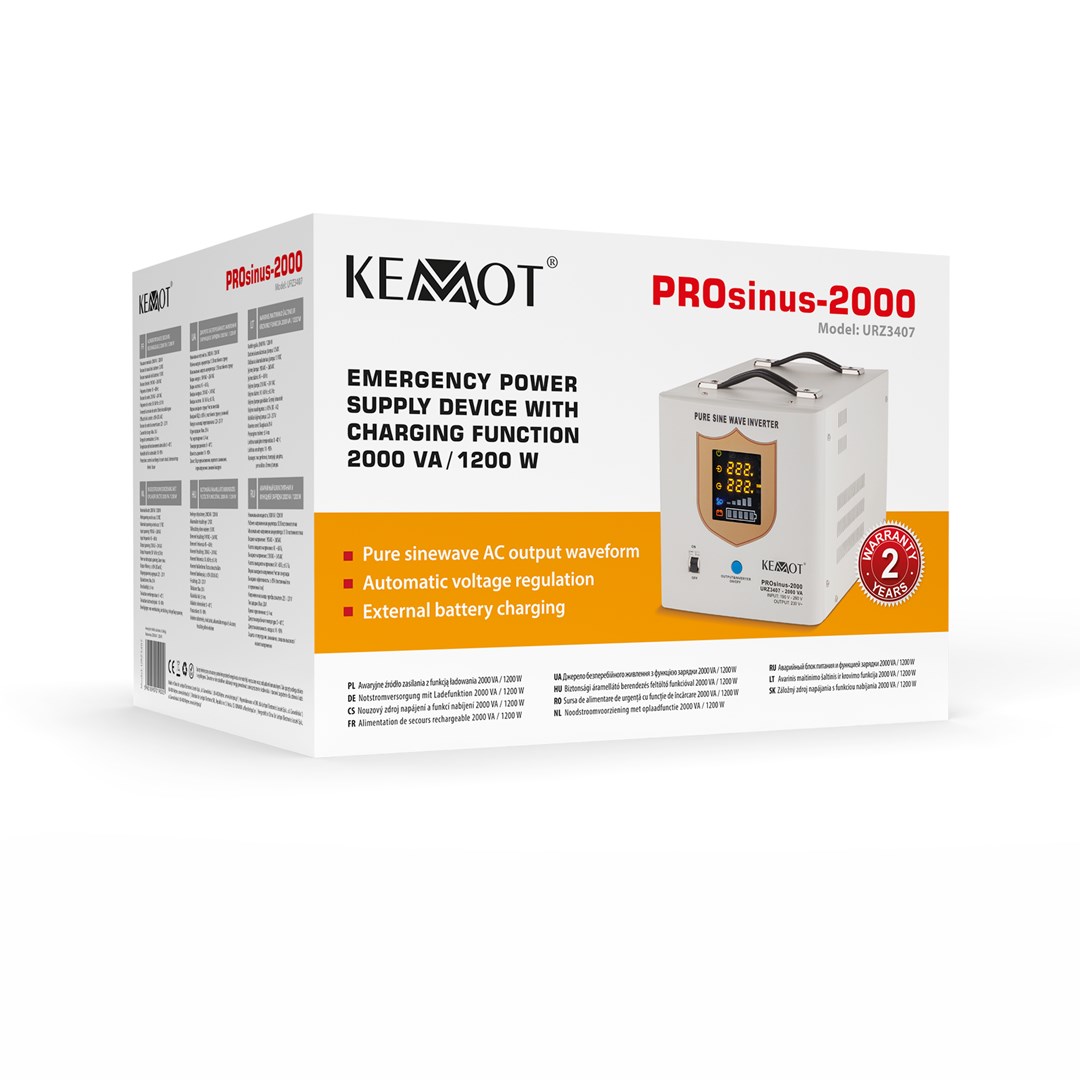 KEMOT  PROsinus-2000 emergency power supply unit