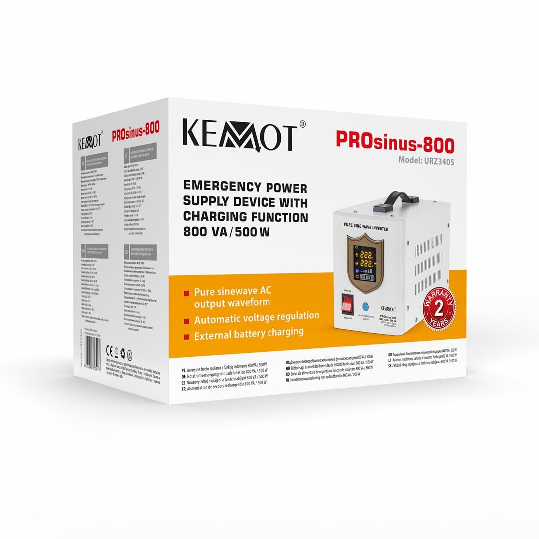 KEMOT PROsinus-800 emergency power supply unit