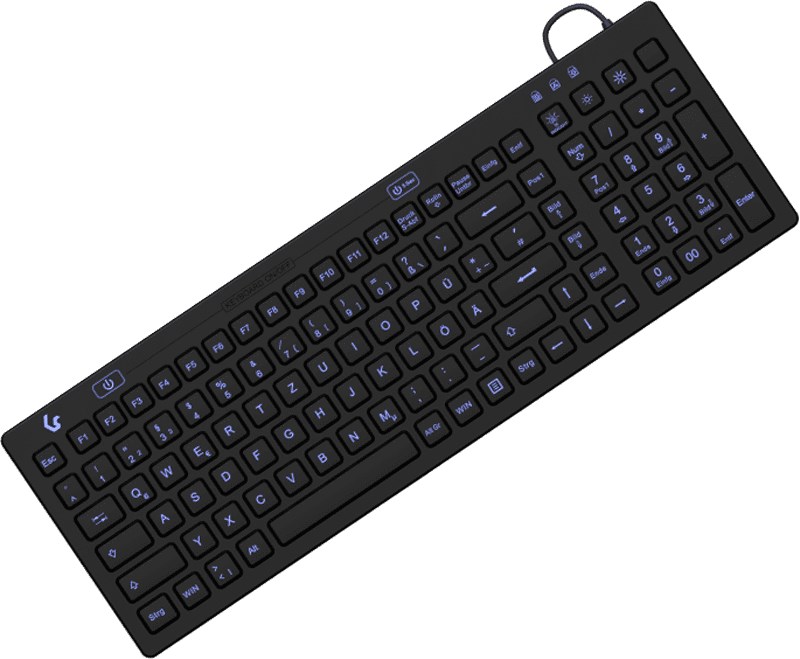 RAIDSONIC KeySonic KSK-6031INEL-B (DE) keyboard Industrial