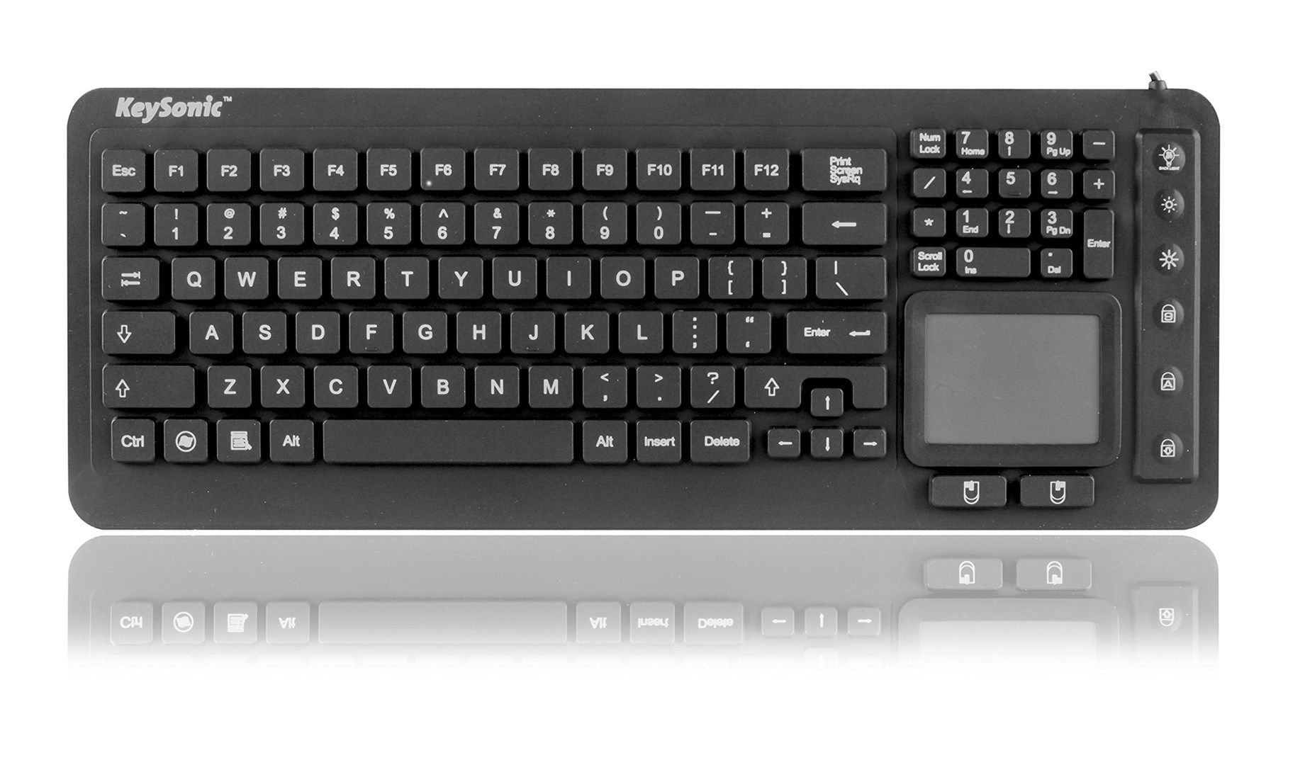 RAIDSONIC KEYSONIC Keyboard KSK-6231INEL Touchpad,IP68