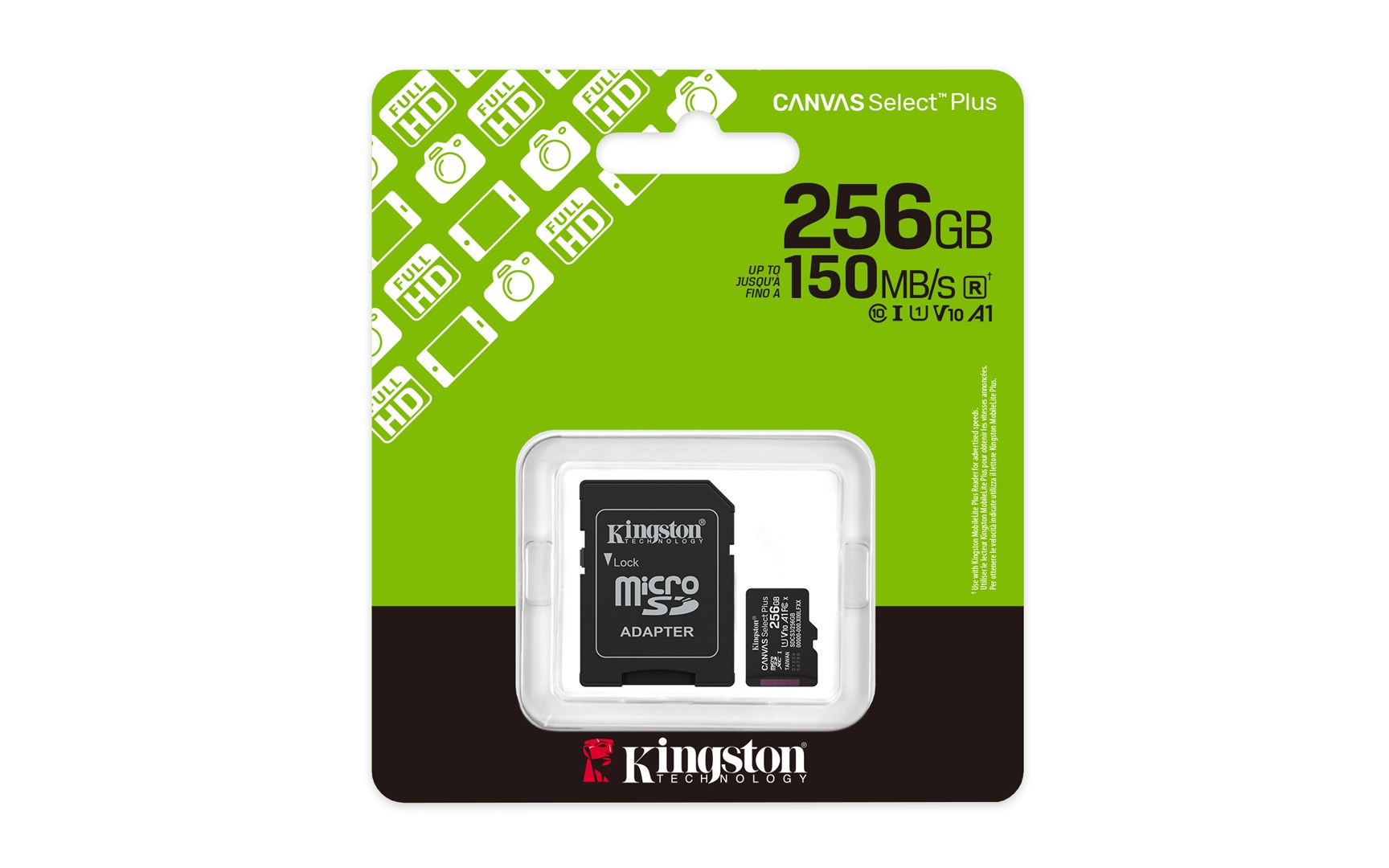 KINGSTON microSD memory card 256GB Canvas