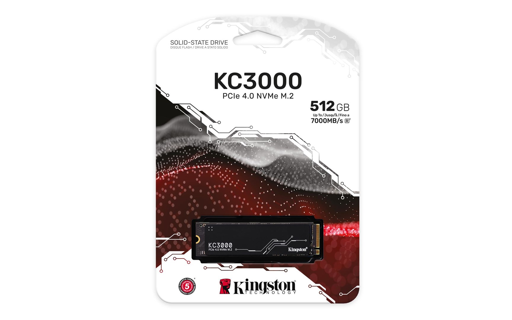 KINGSTON SSD drive KC3000 512GB PCIe