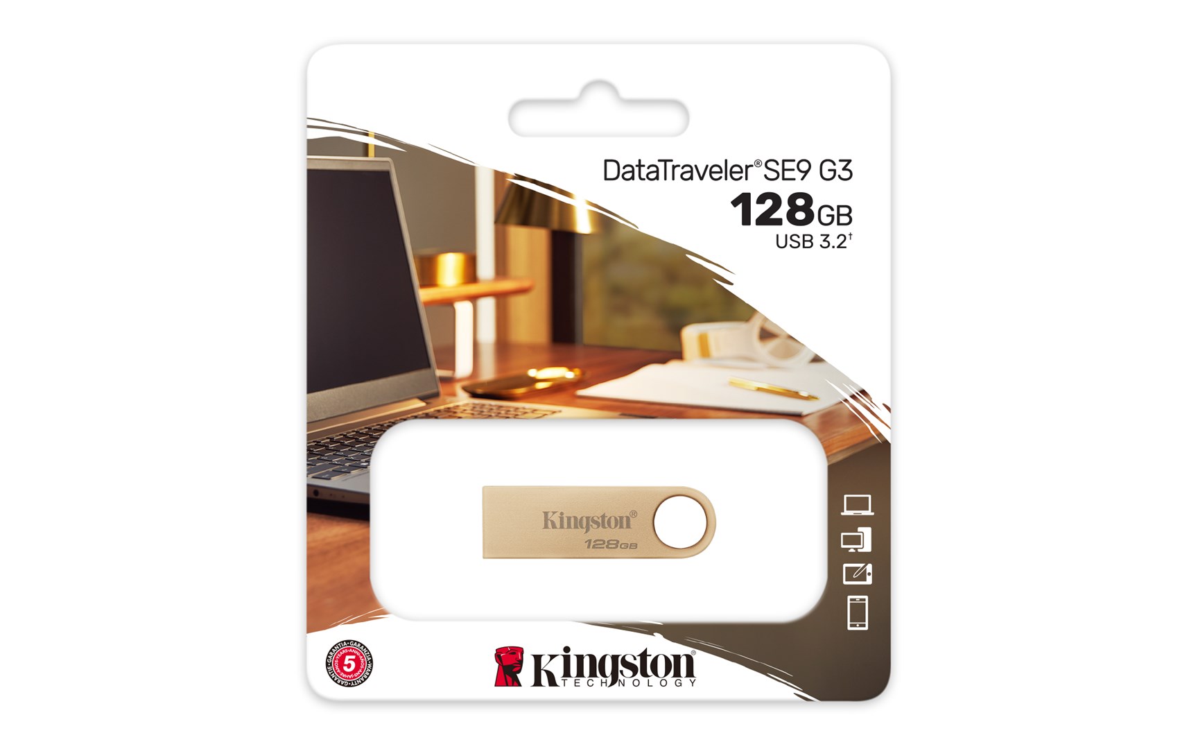KINGSTON  Pendrive Data Traveler DTSE9G3 128GB