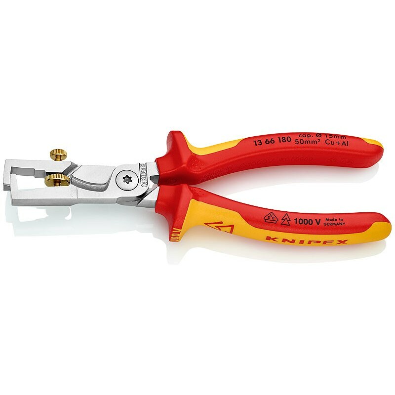 KNIPEX StriX Combination tool Red, Yellow