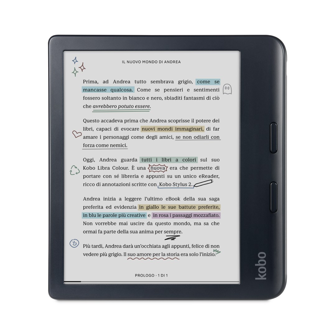 KOBO eBook Reader Libra with stylus
