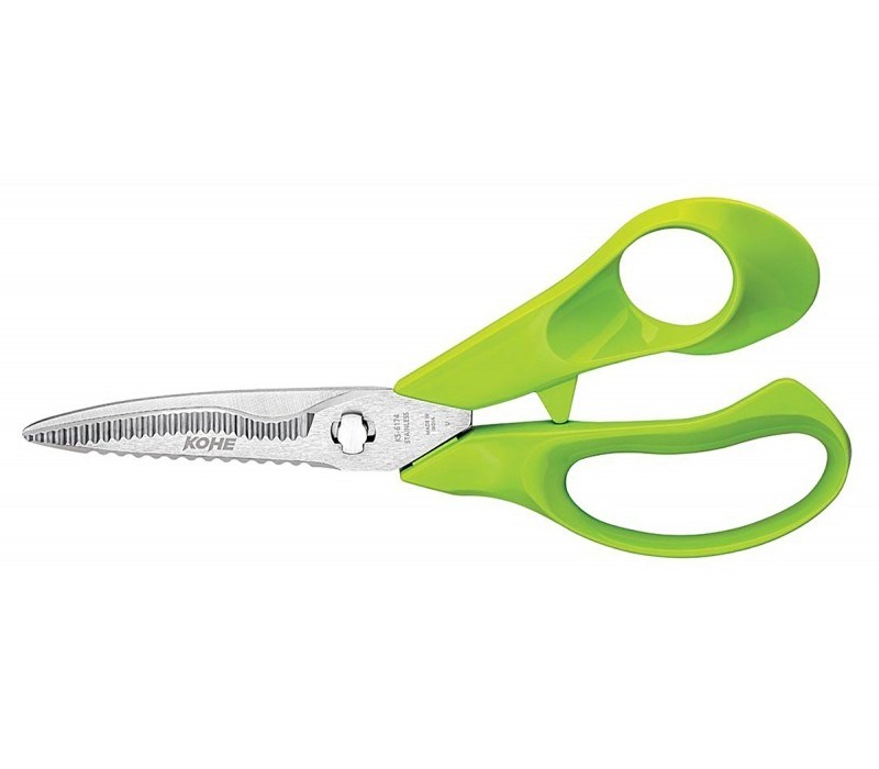 KOHE 5-in-1 multifunctional kitchen scissors, lime