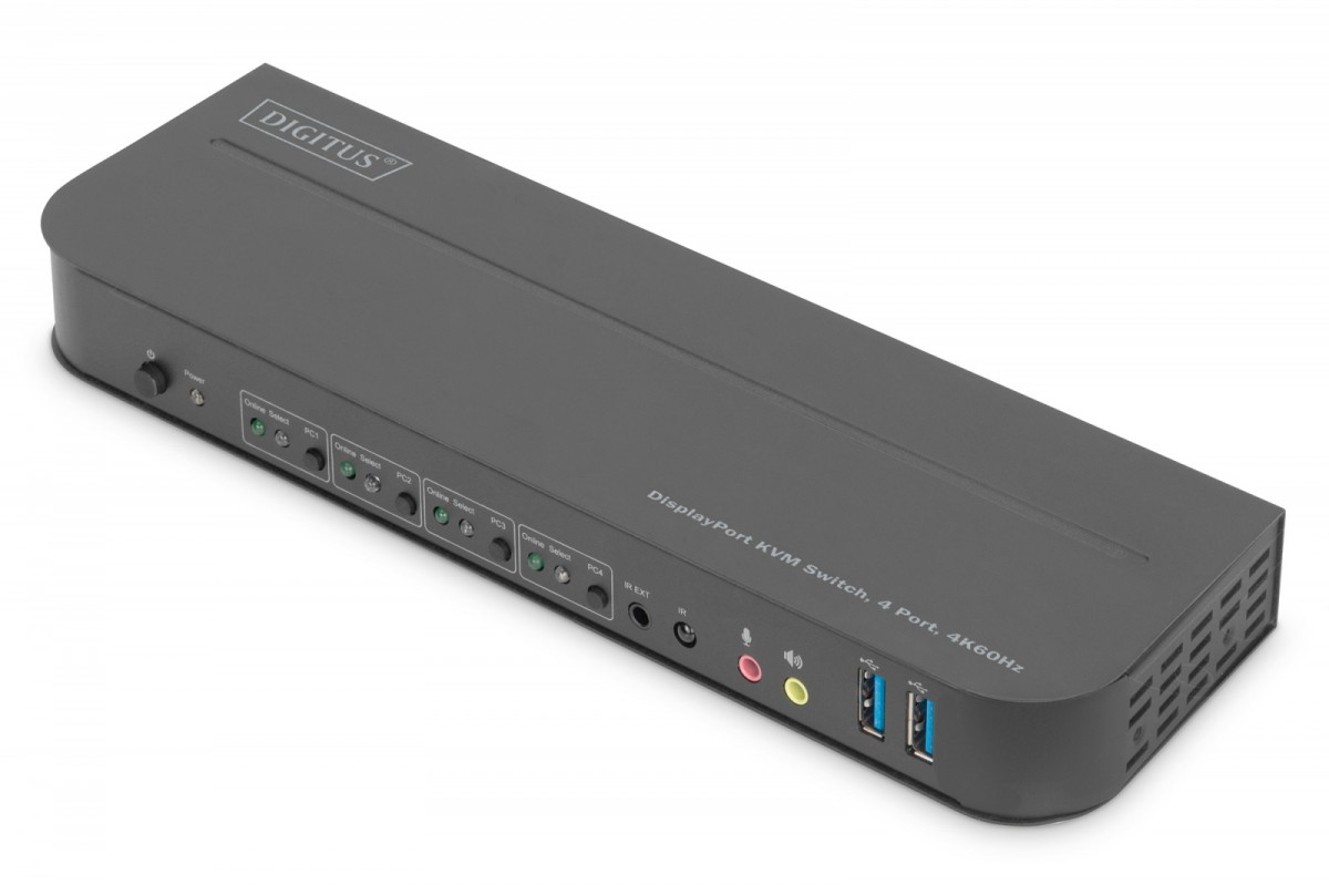 Digitus KVM Switch, 4-Port DS-12890 |