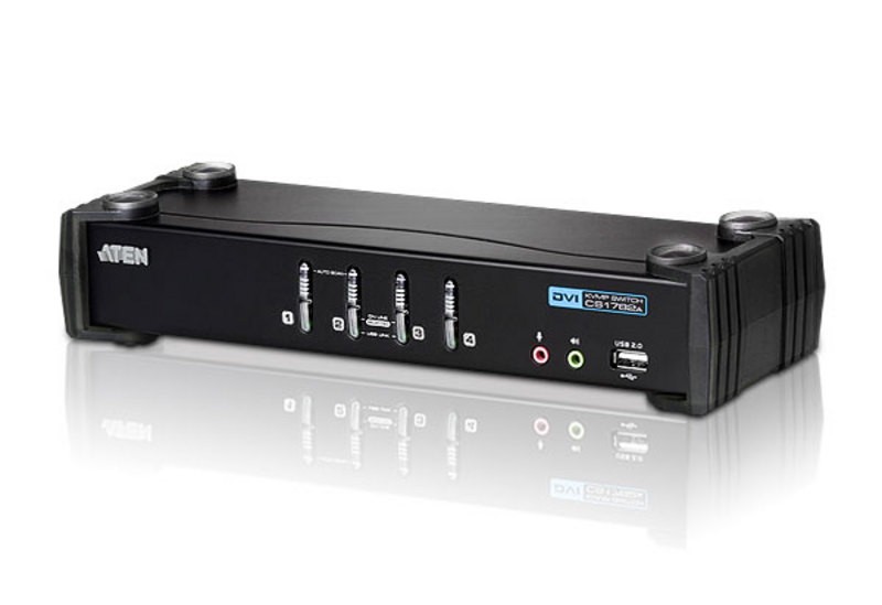 ATEN  KVM SWITCH 4 USB DVI