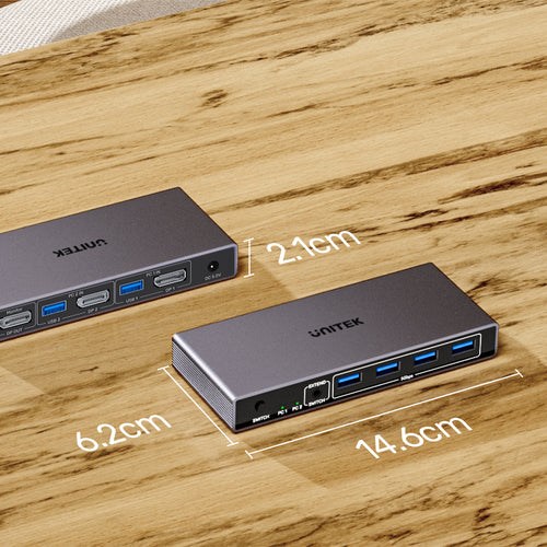Unitek KVM Switch 8K@60Hz USB 3