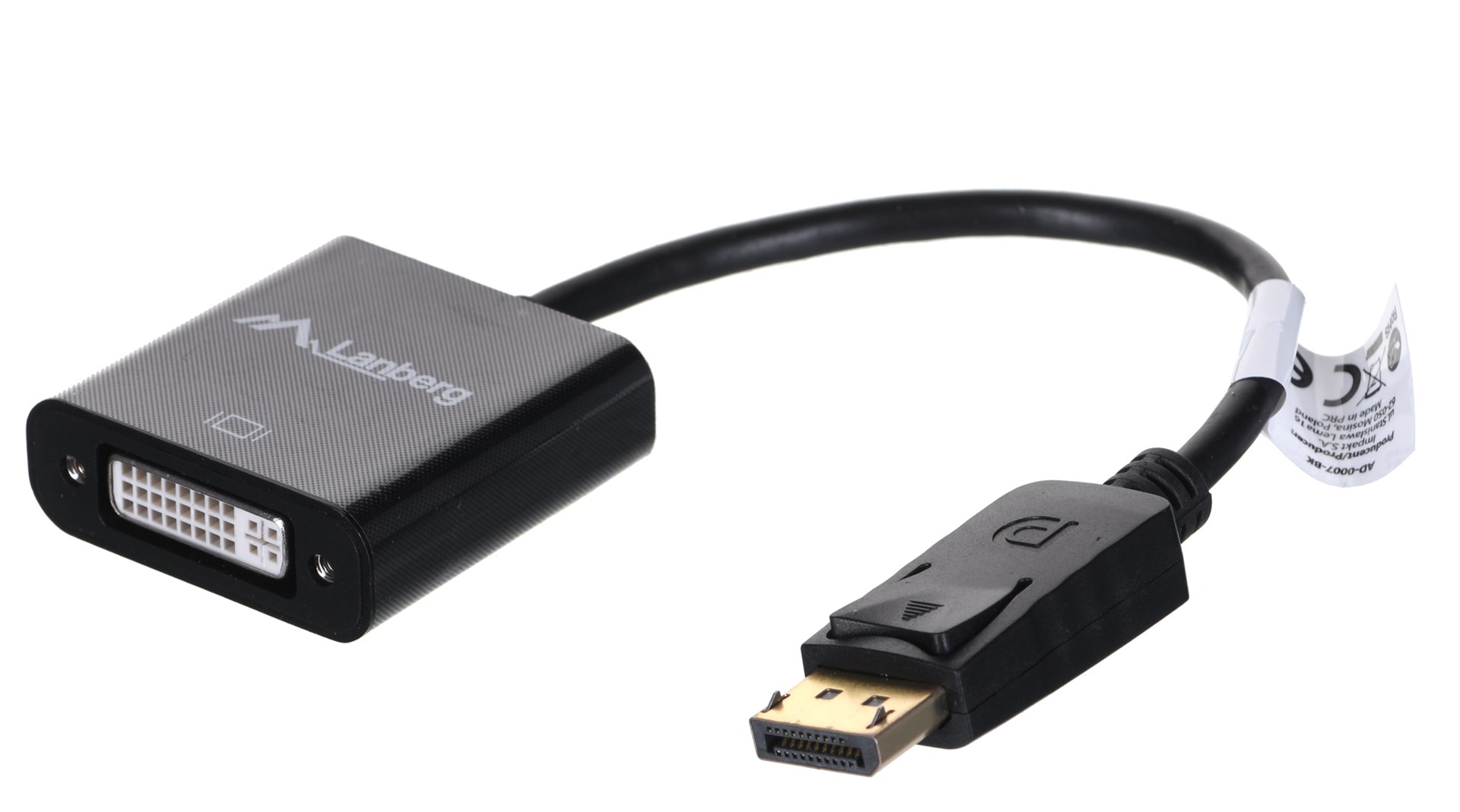 LANBERG Adapter Displayport (M) -> DVI-I