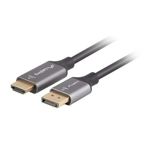 LANBERG  Displayport(M)-HDMI(M)1.8M 4K cable, black