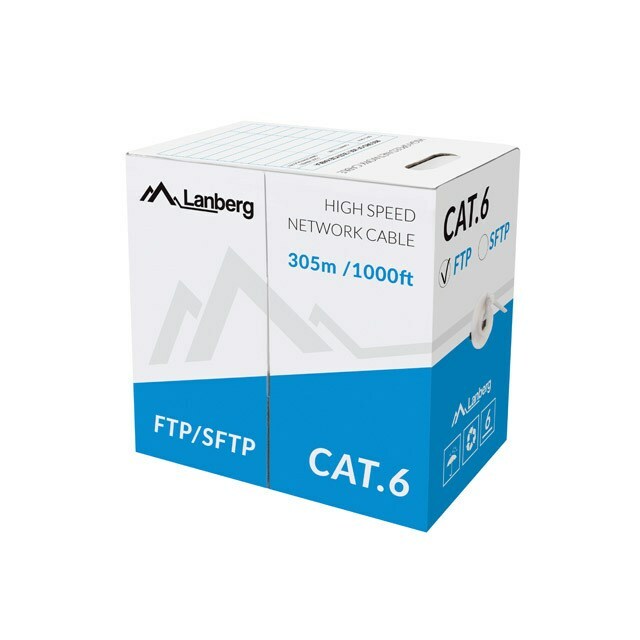 LANBERG  CABLE UTP CAT.6 305M