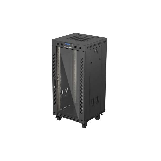 LANBERG FF01-6624-12BL rack cabinet 24U Freestanding