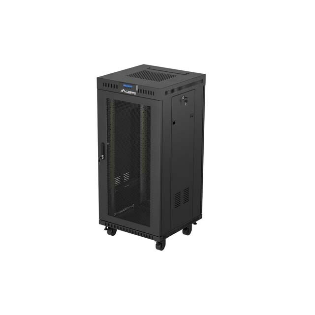 LANBERG  FF01-6624-23BL rack cabinet 24U Freestanding