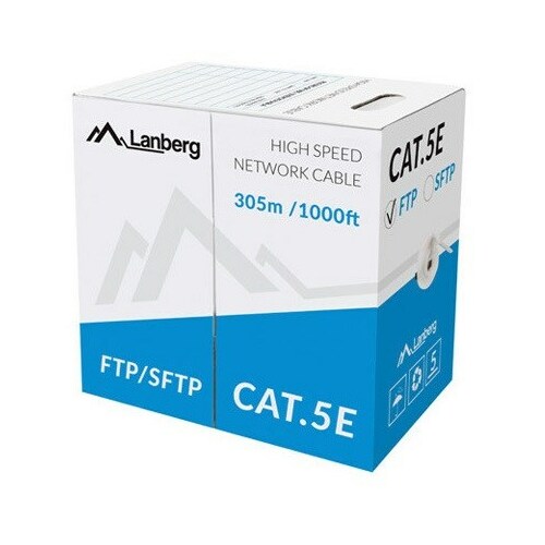 LANBERG  LCS5-11CU-0305-S networking cable Grey 305