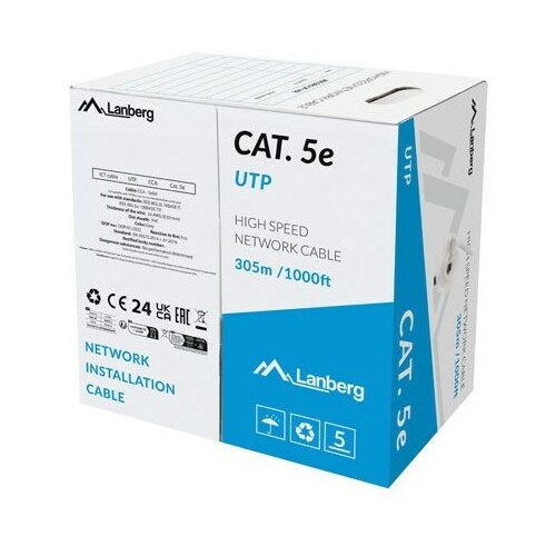LANBERG UTP LAN cable CAT.5E