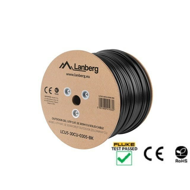 LANBERG LCU5-30CU-0305-BK networking cable 305 m