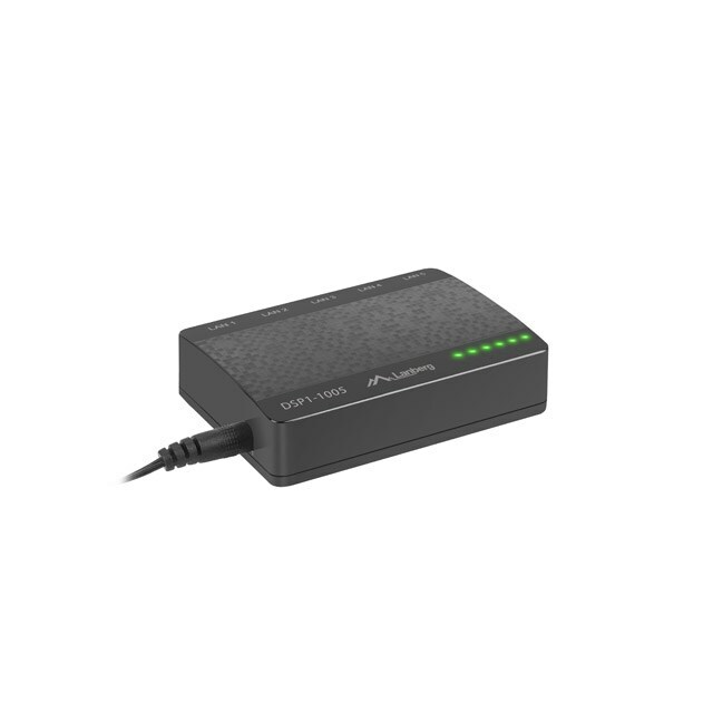 LANBERG  Switch DSP1-1005 5-PORT 1GB/S DESKTOP
