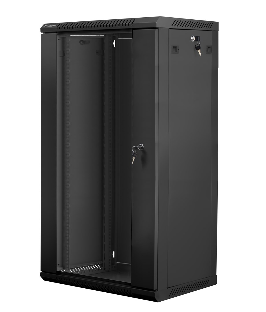 LANBERG  WF01-6422-10B rack cabinet 22U Wall