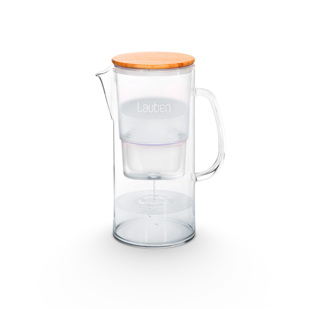 Lauben  Glass Water Filter Jug 32GW
