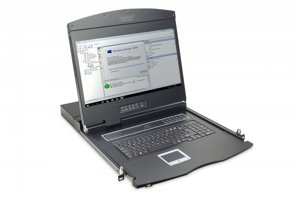Digitus LCD Console 19inch KVM touchpad