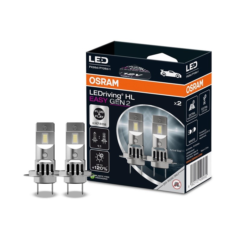 OSRAM LED Bulb 2 pcs H7