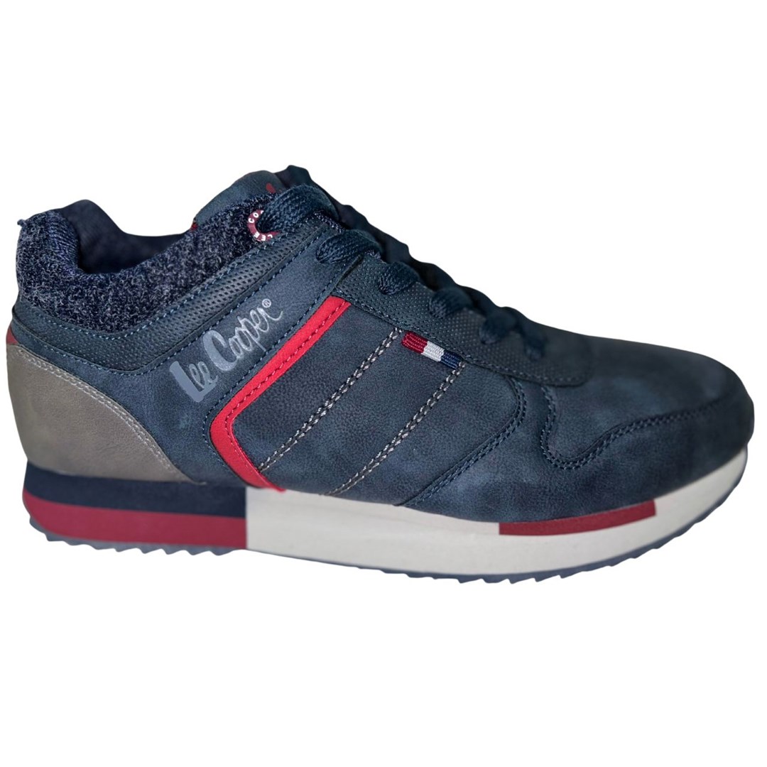 Lee Cooper Men`s Shoes Navy Red