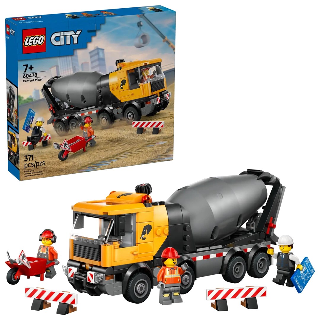 LEGO  CITY 60478 Cement Mixer |