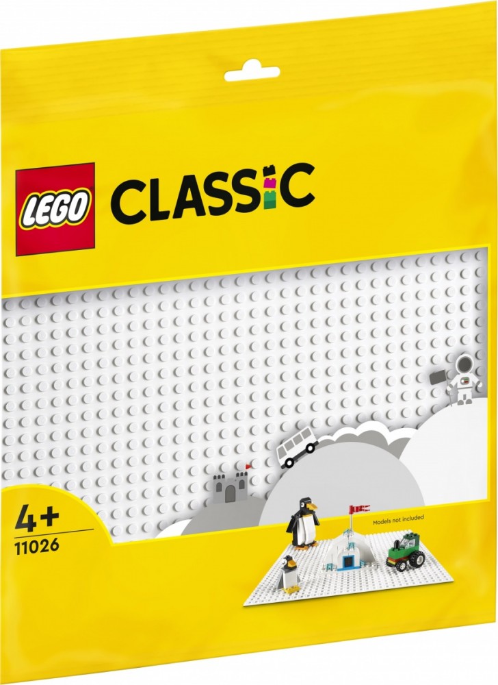 LEGO   Classic 11026 White Baseplate |