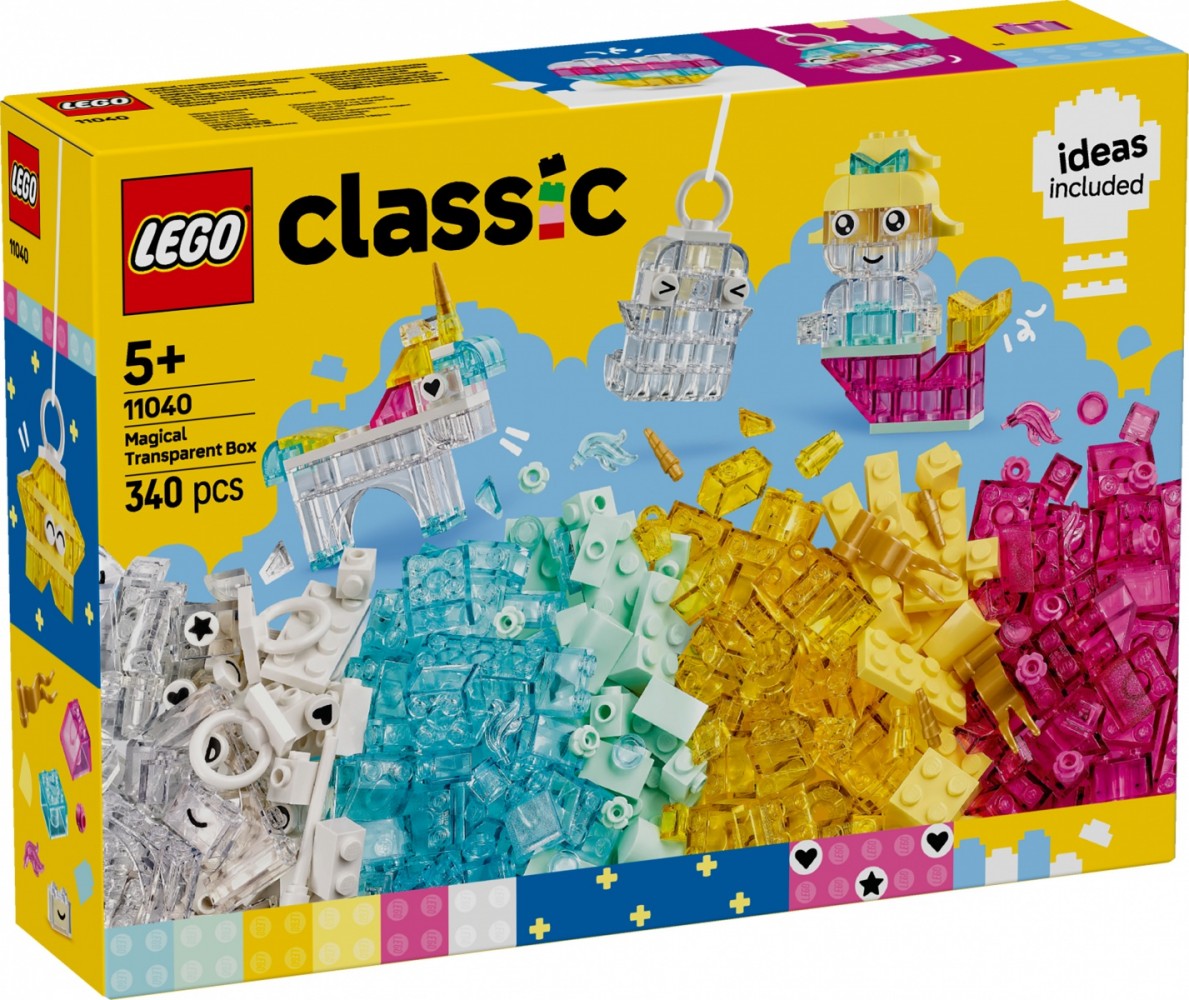 LEGO   Classic 11040 Magical Transparent Box