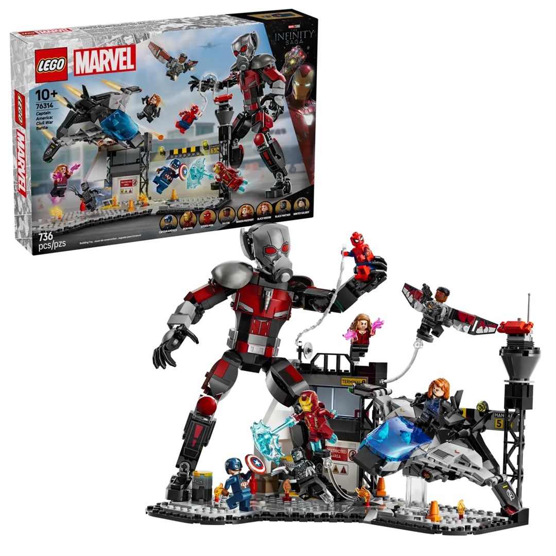 LEGO  MARVEL 76314 Captain America: Civil