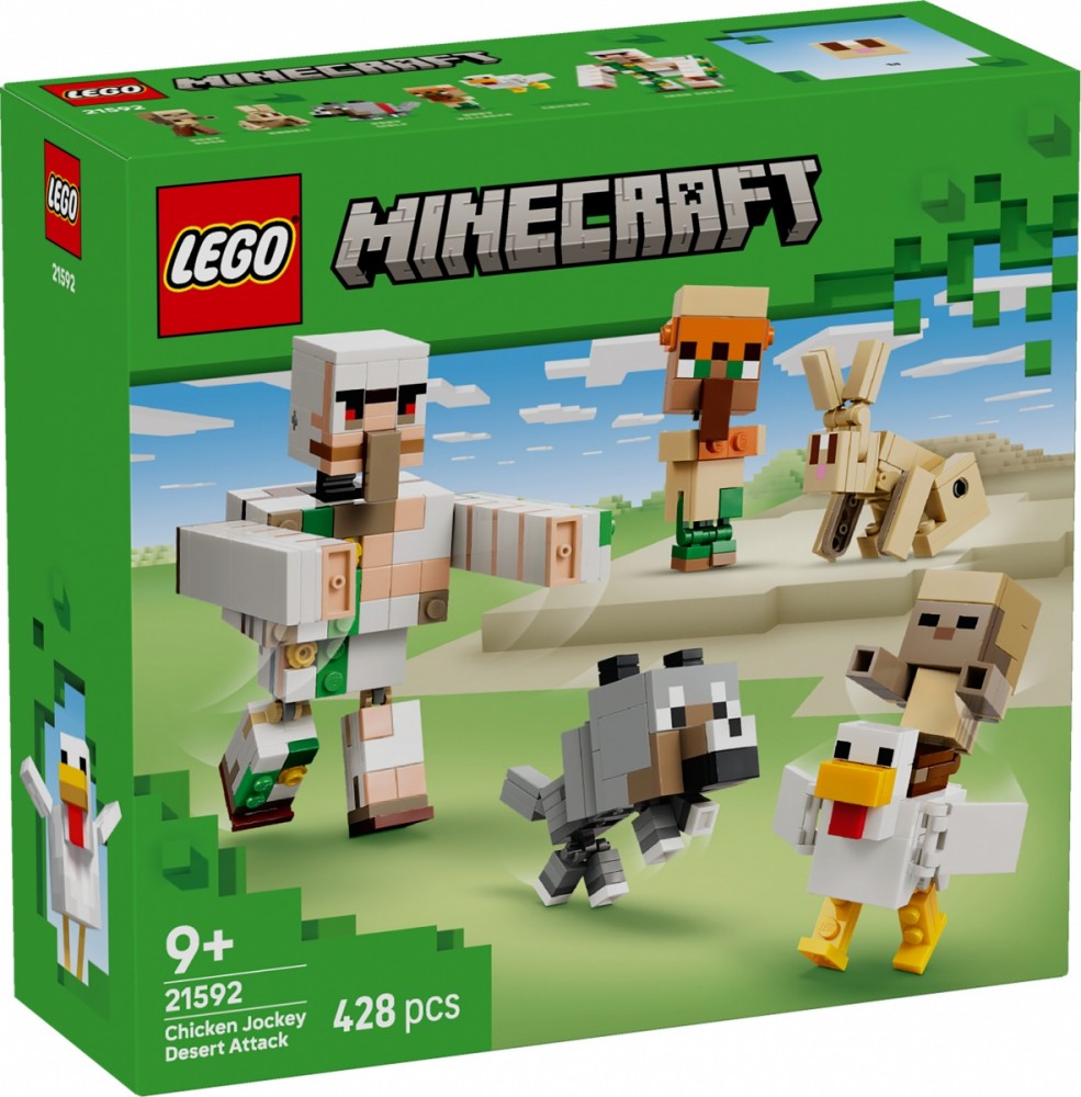 LEGO  Blocks Minecraft 21592 Chicken Jockey