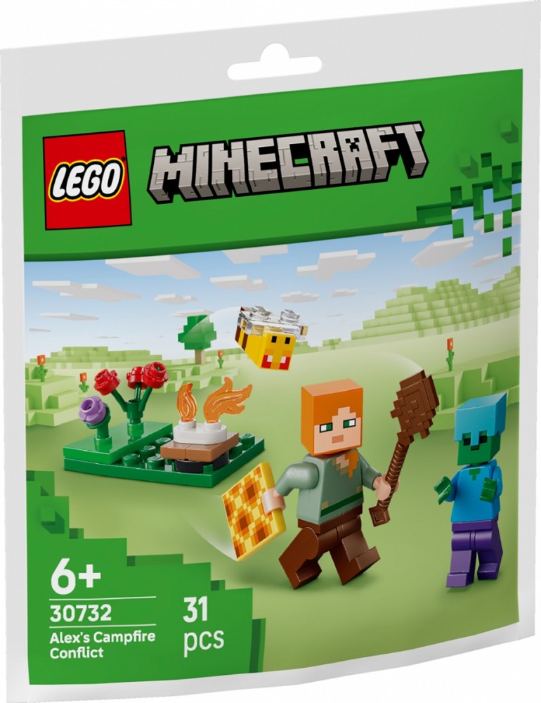 LEGO   Minecraft 30732 Alexs Campfire Conflict