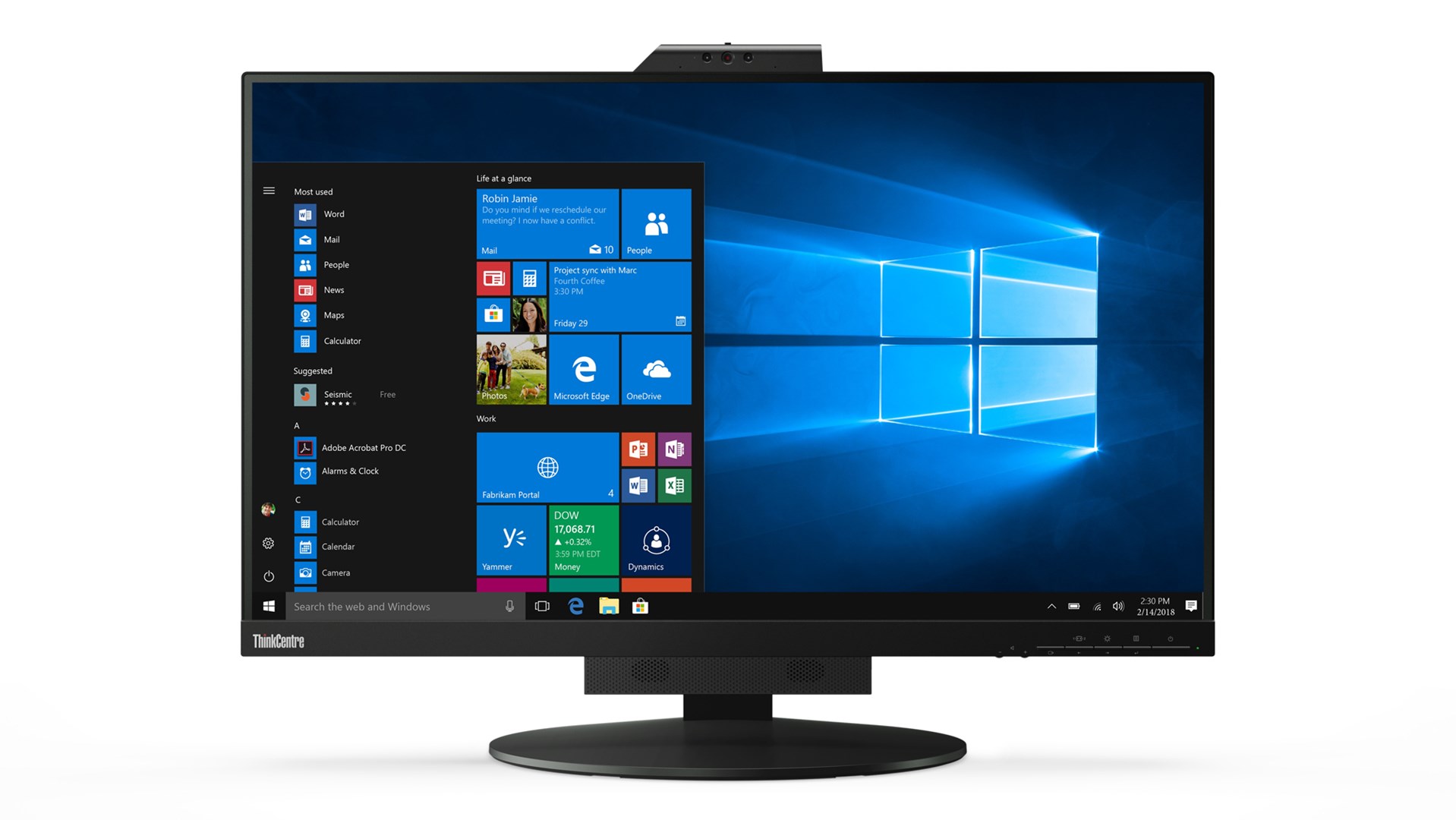 Lenovo  ThinkCentre Tiny-In-One 27 computer monitor