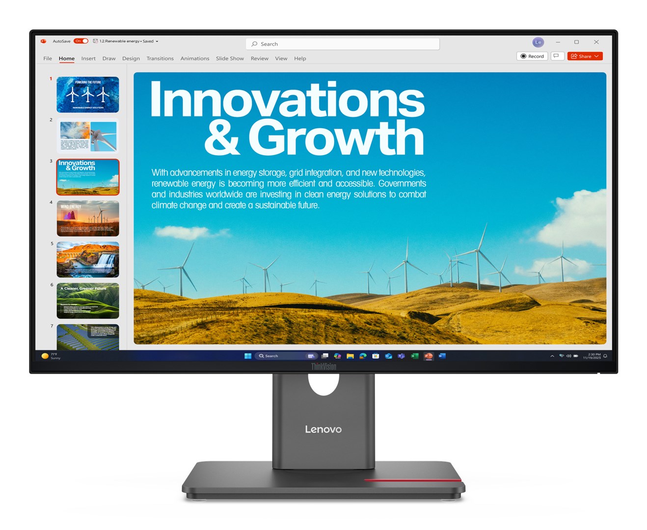 Lenovo  ThinkVision P24QD-40 Monitor | 64B1GAT1EU